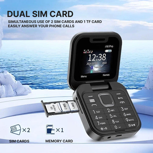 Compact Dual SIM Smartphone with Foldable Design