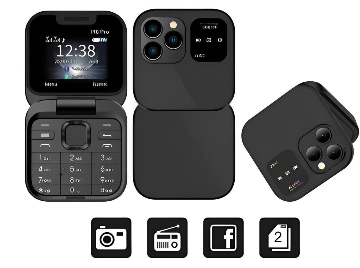 Compact Dual SIM Smartphone with Foldable Design