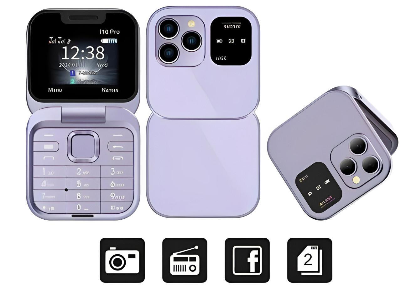 Compact Dual SIM Smartphone with Foldable Design