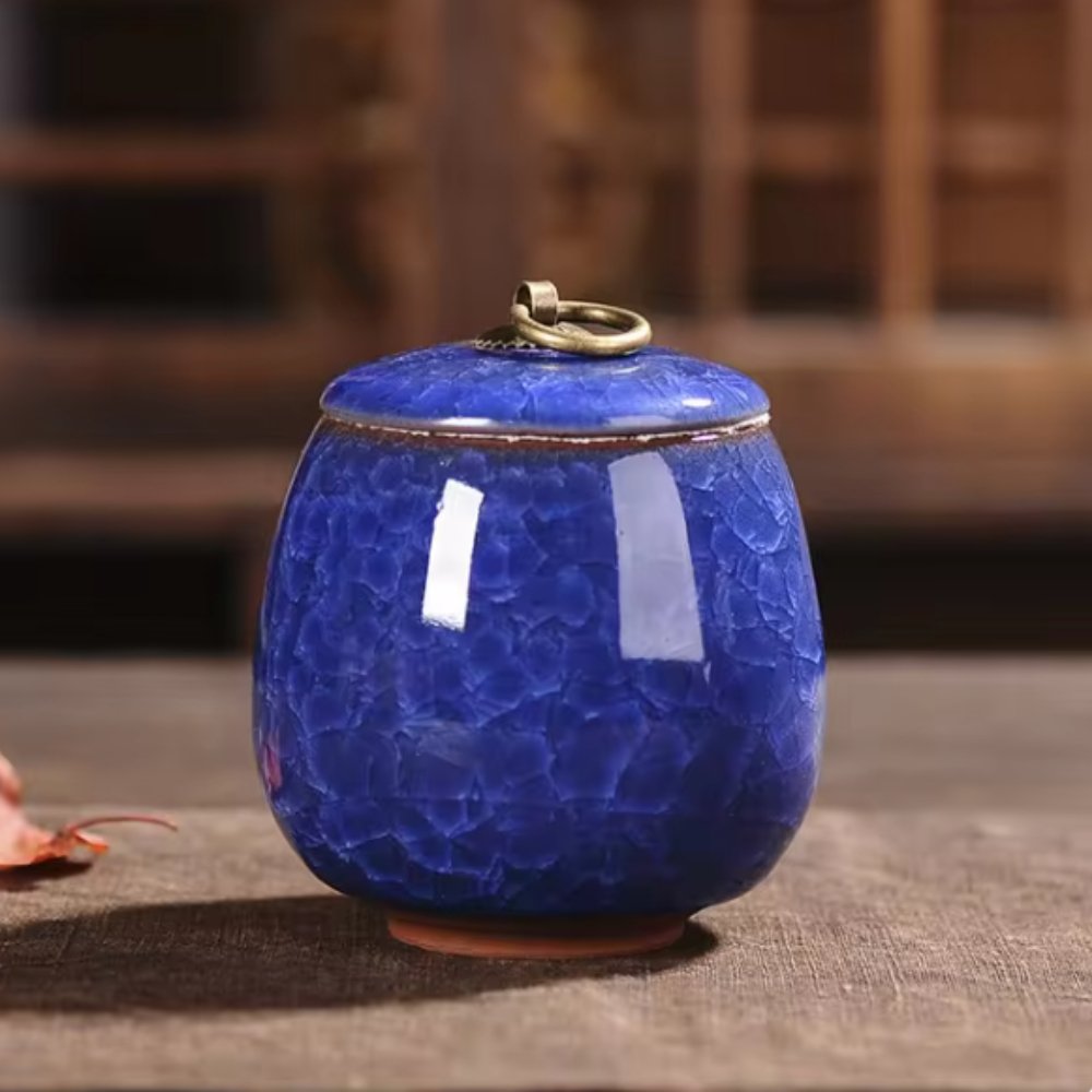 Artisan Ceramic Pet Keepsake Urn – Heartfelt Tribute for Pets