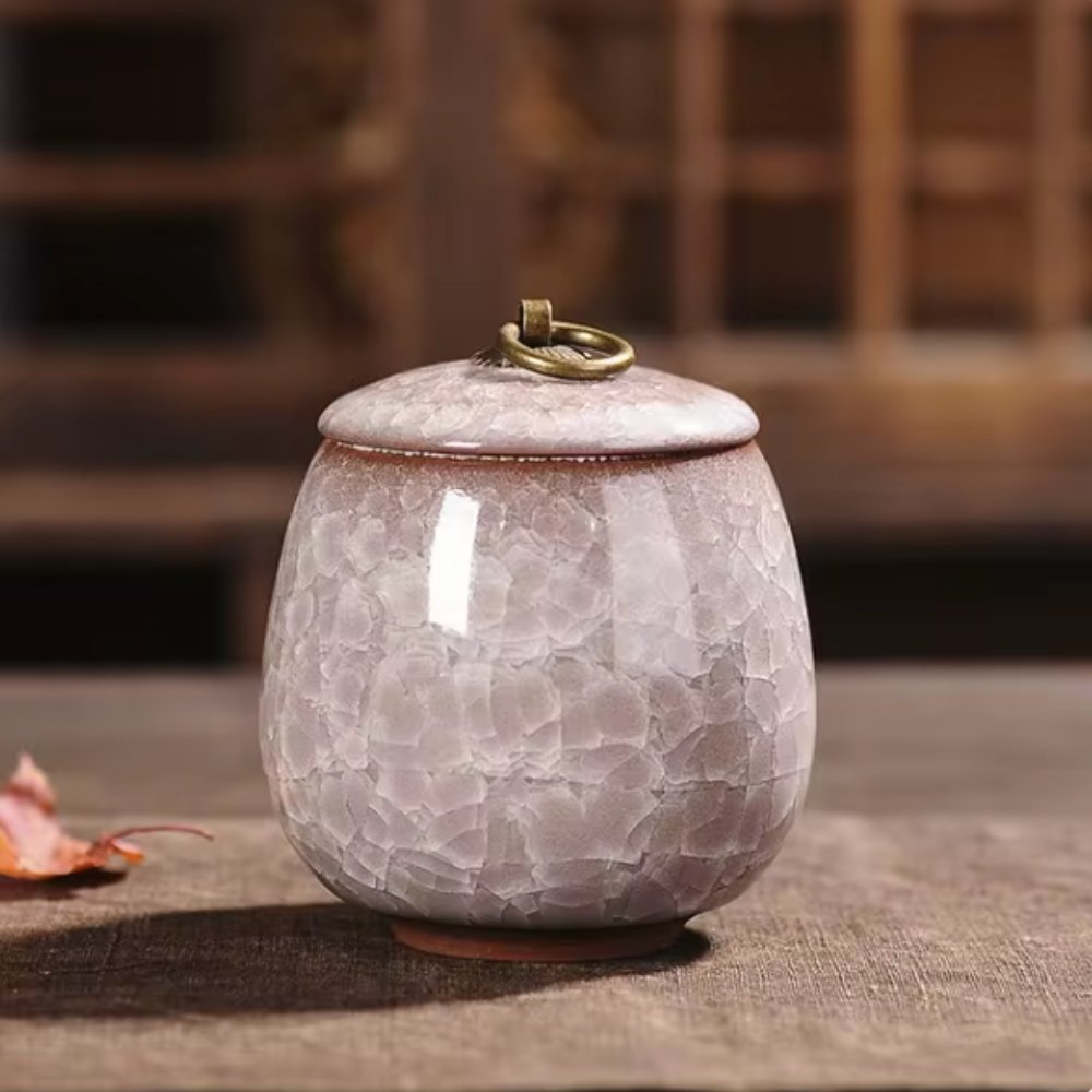 Artisan Ceramic Pet Keepsake Urn – Heartfelt Tribute for Pets