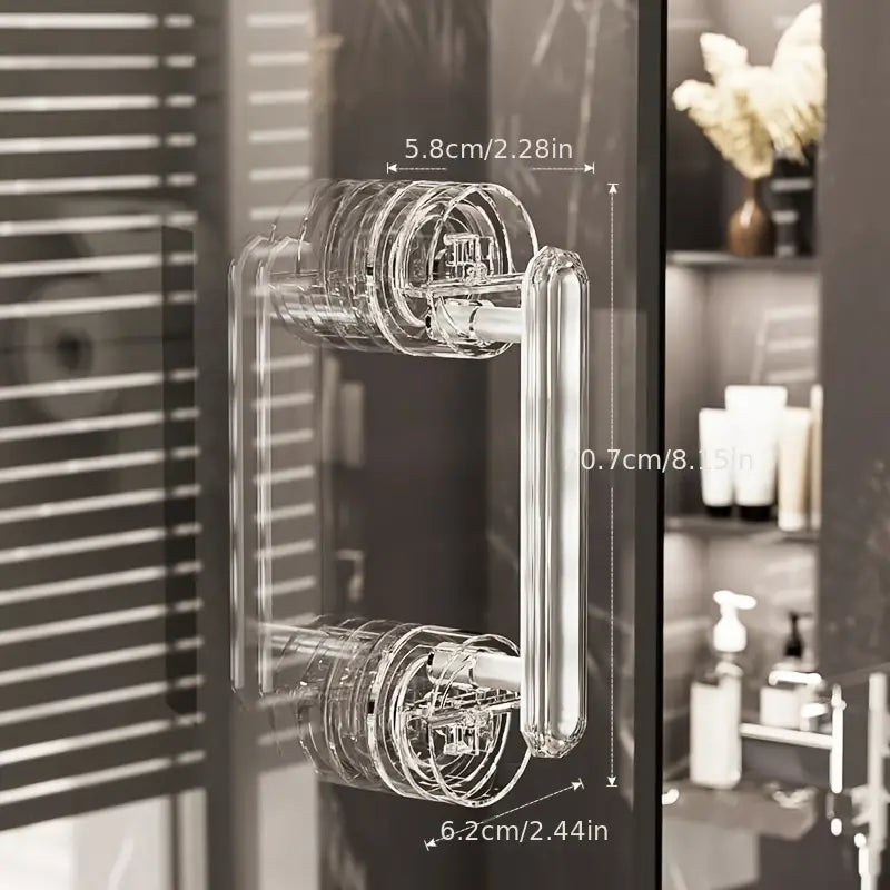 Effortless Door Handle with Suction for Easy Access