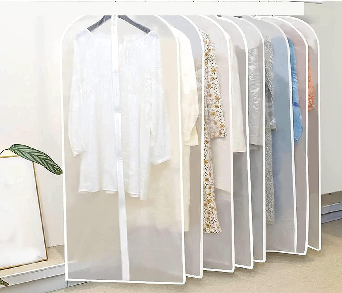 Clear Clothing Storage Bags – Set of 5 (Purchase 1, Receive 1 Free)