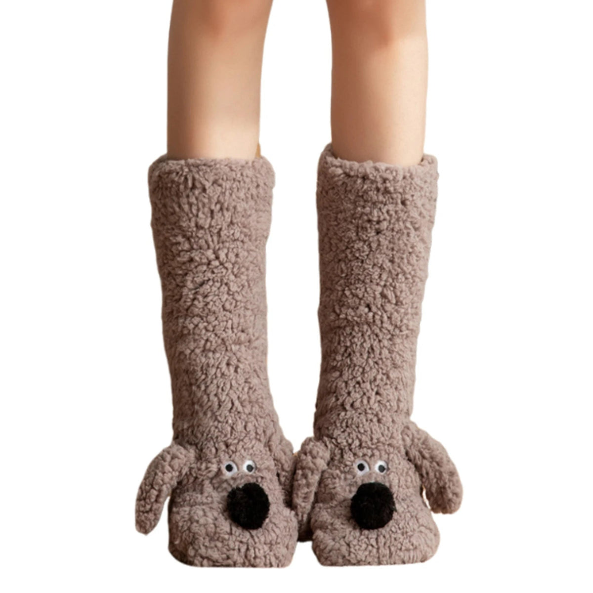Adorable Canine-Themed Cozy Winter Leg Warmers