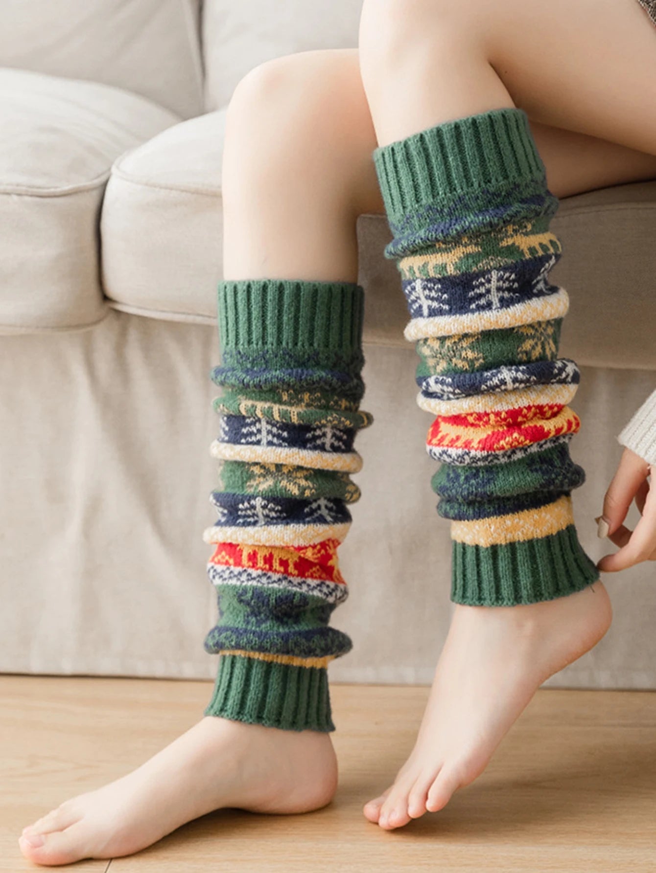 Chic Knit Leg Warmers for Ultimate Comfort This Winter
