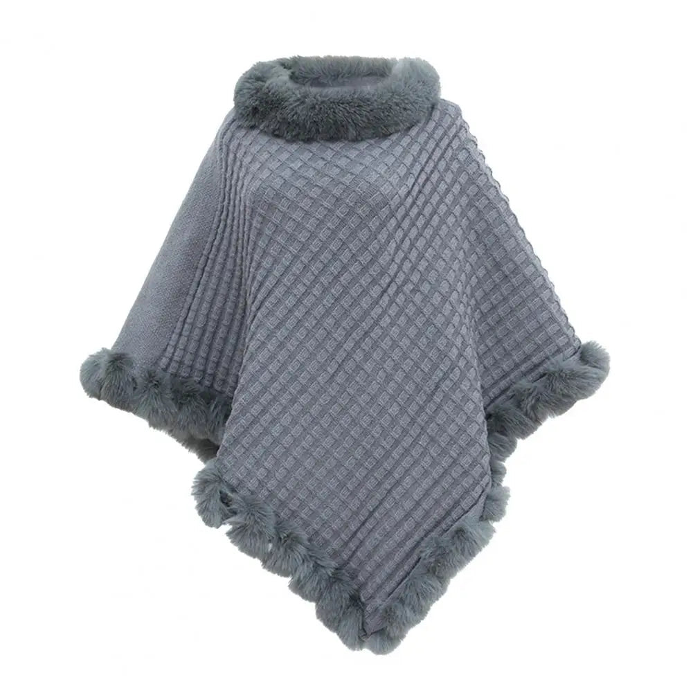 Luxurious Plush Shawl Wrap for Women