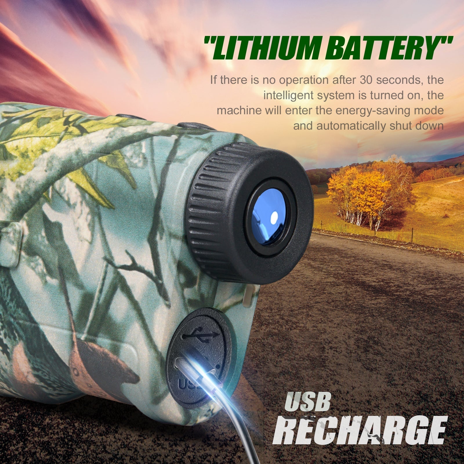 Precision Laser Range Finder for Hunting - 1000 Yards