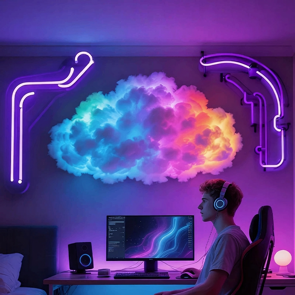 Transform Your Space with Customizable LED Cloud Lights