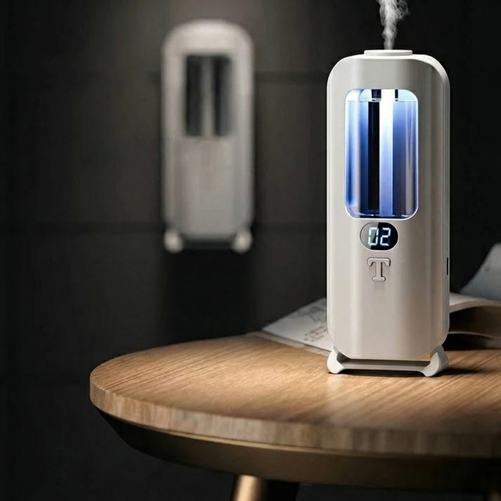 Versatile USB Rechargeable Mist Diffuser with LED Color Shift