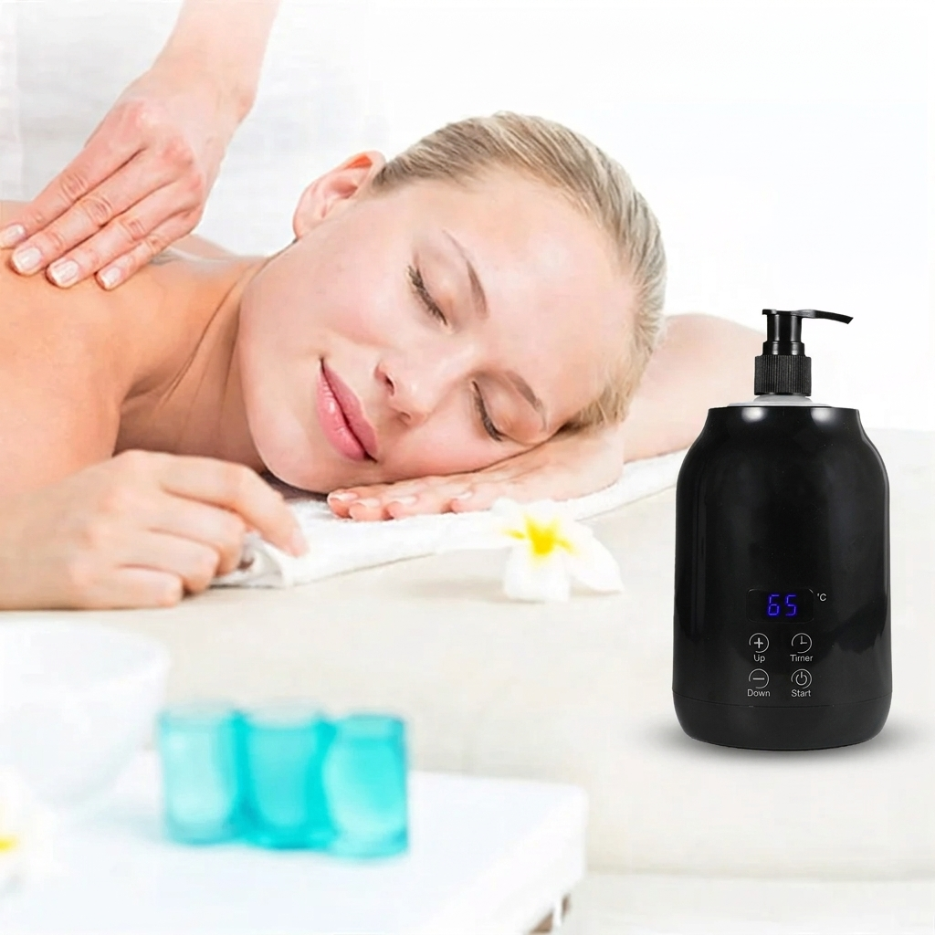 Portable Massage Oil Heater with Digital Touch Control