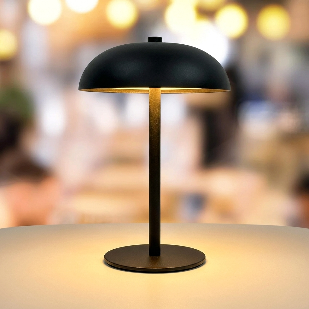 Portable LED Table Lamp with Touch Control and Rechargeable Battery