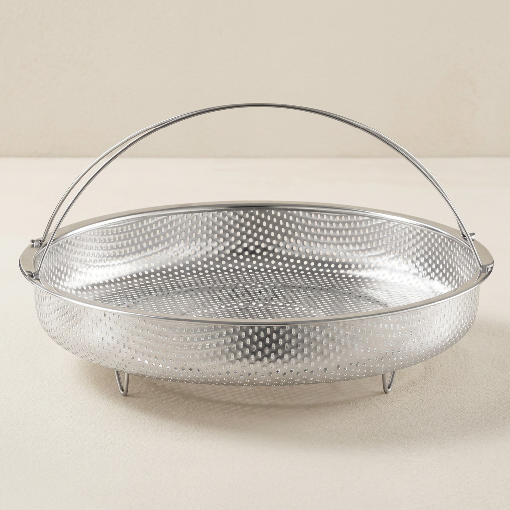 Premium Stainless Steel Steamer and Drainer Basket
