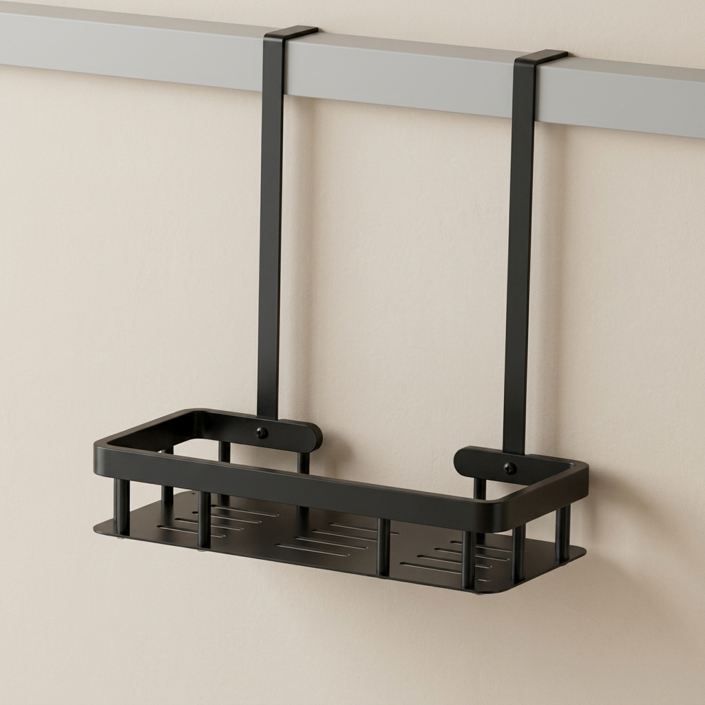 Space-Efficient Steel Shower Organizer for Your Bathroom