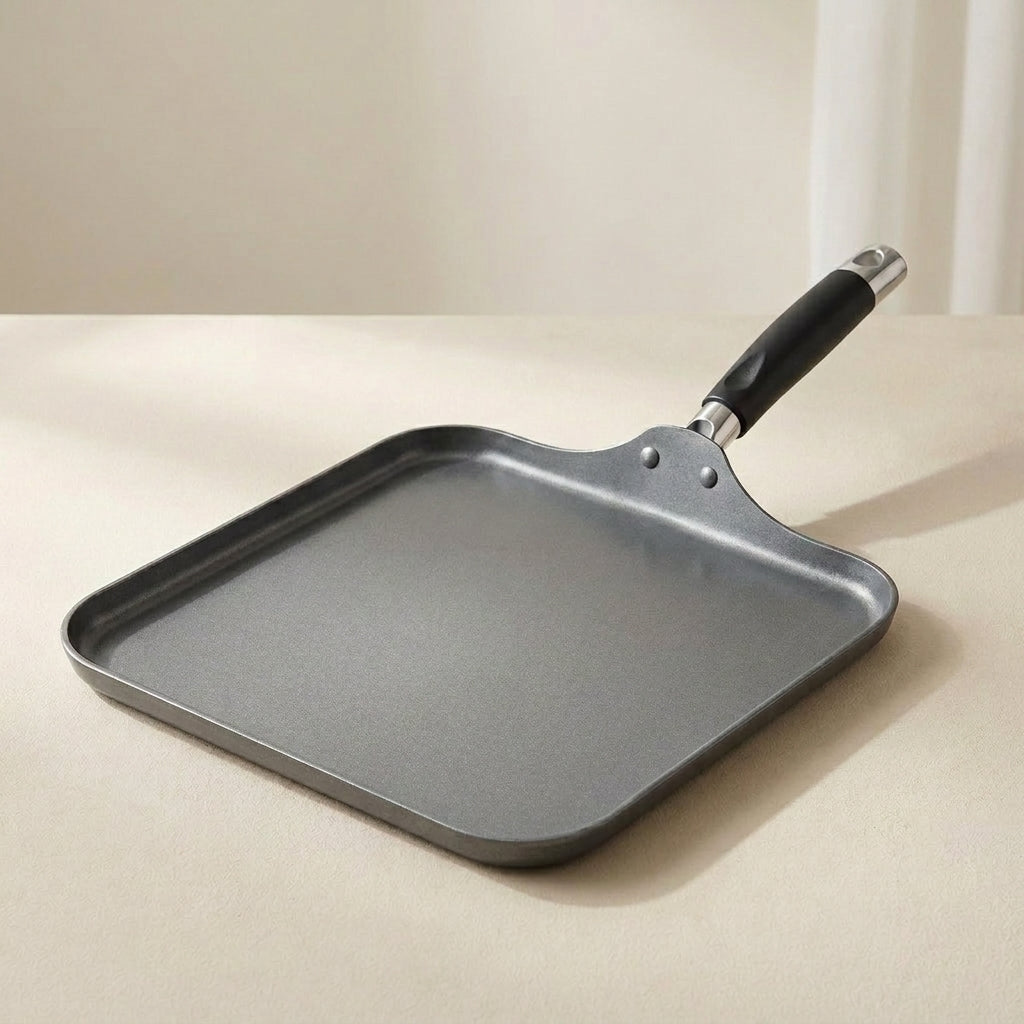 Versatile Square Griddle Pan with Nonstick Finish
