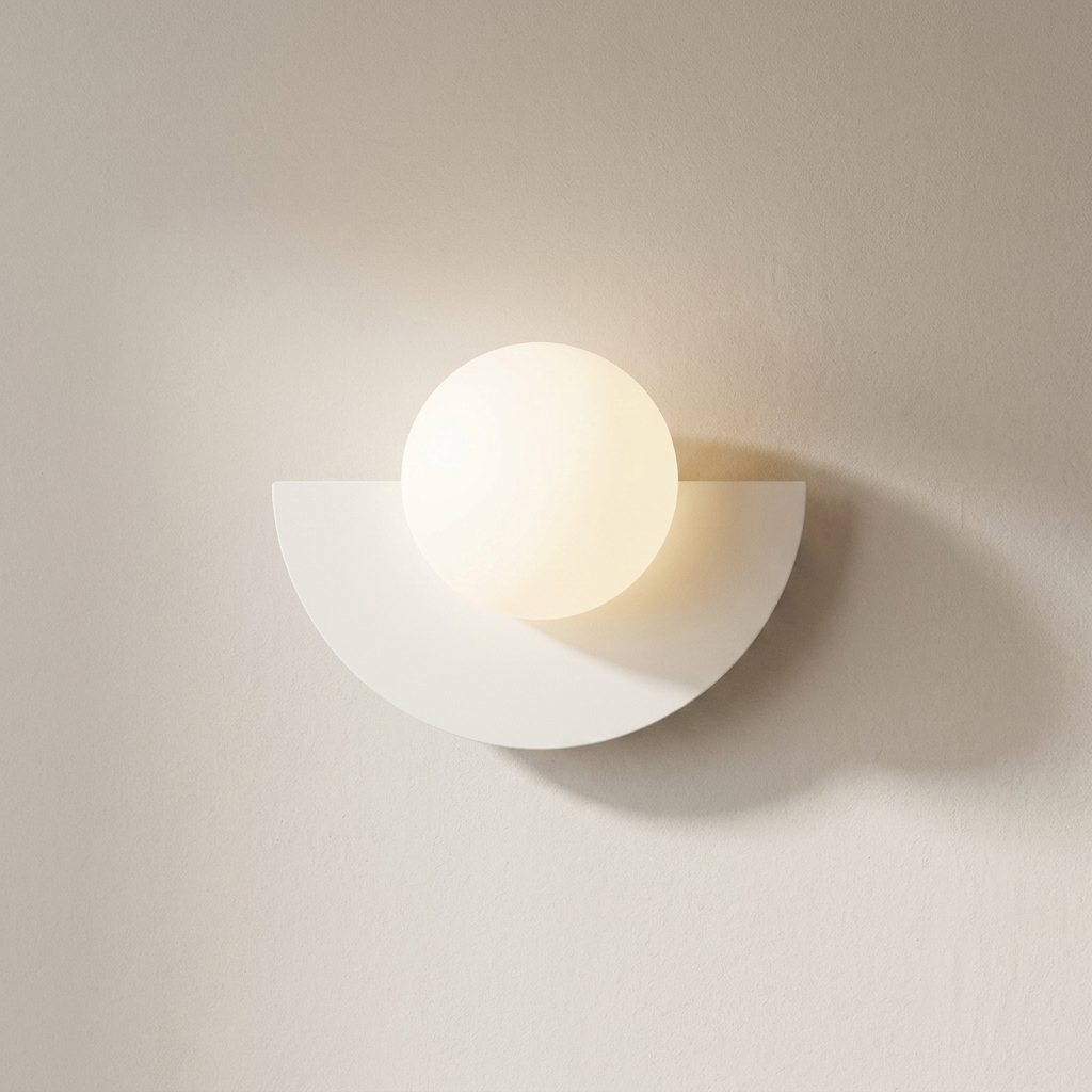 Sleek Metal Crescent LED Wall Sconce for Modern Spaces