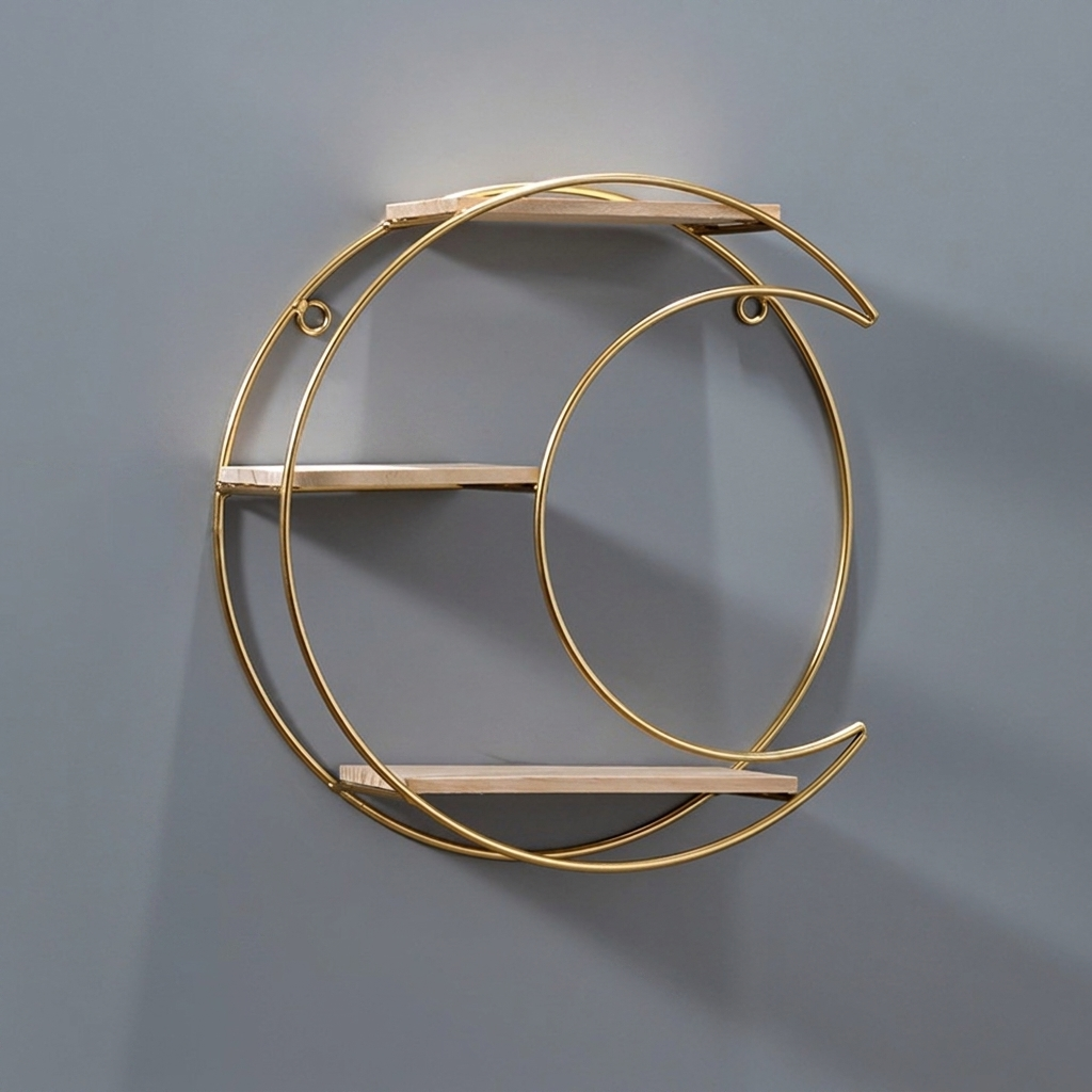 Stylish Multi-Tier Wall Shelf for Elegant Displays
