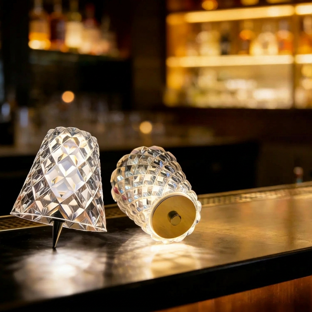 Versatile Touch-Control LED Bottle Lamp with 3 Light Modes