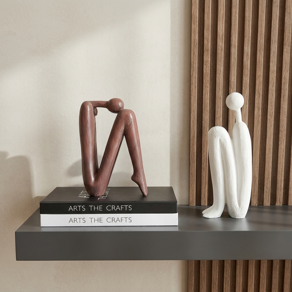 Stylish Metal Book Stand for Organized Living Spaces