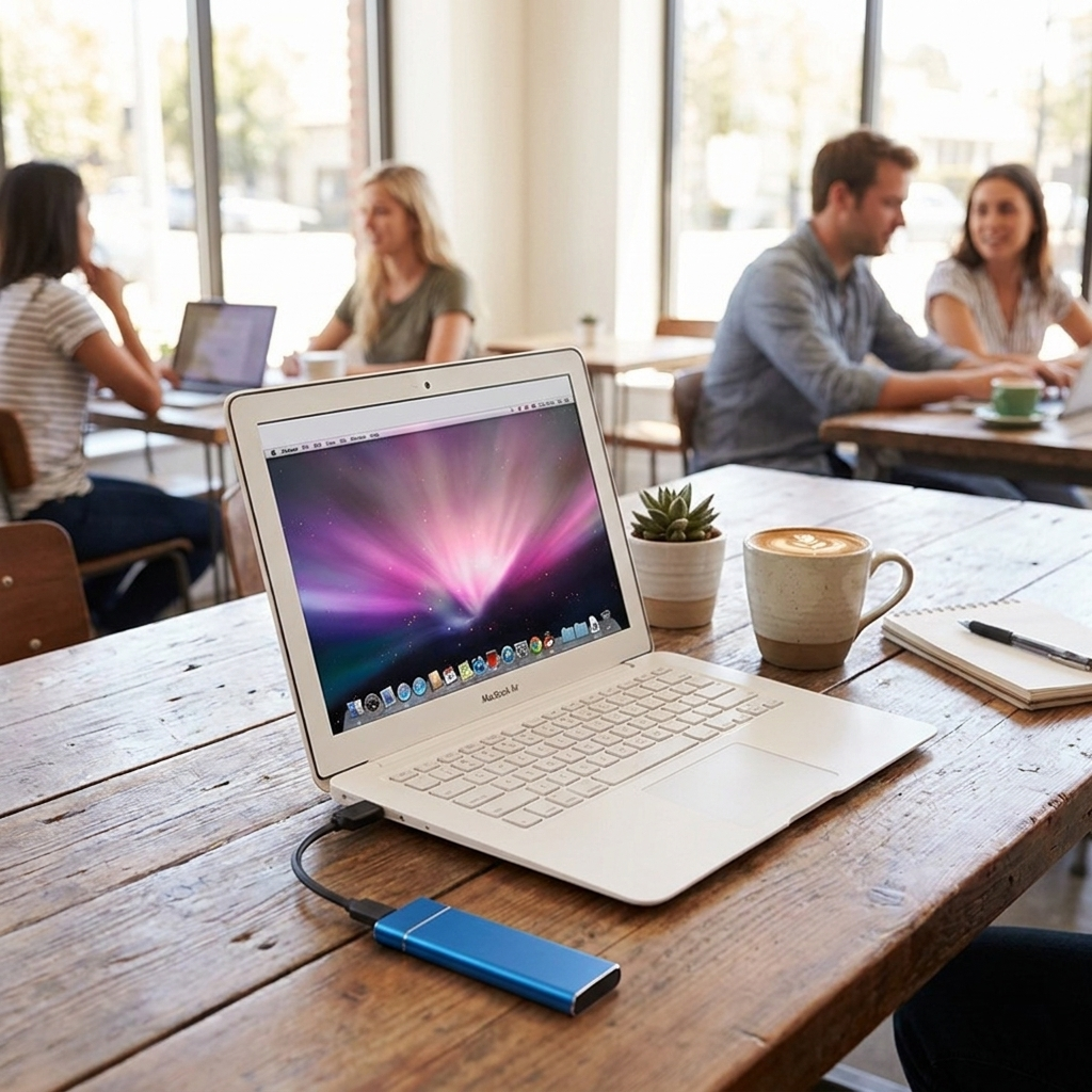 Compact USB 3.0 Hard Drive for Effortless File Management
