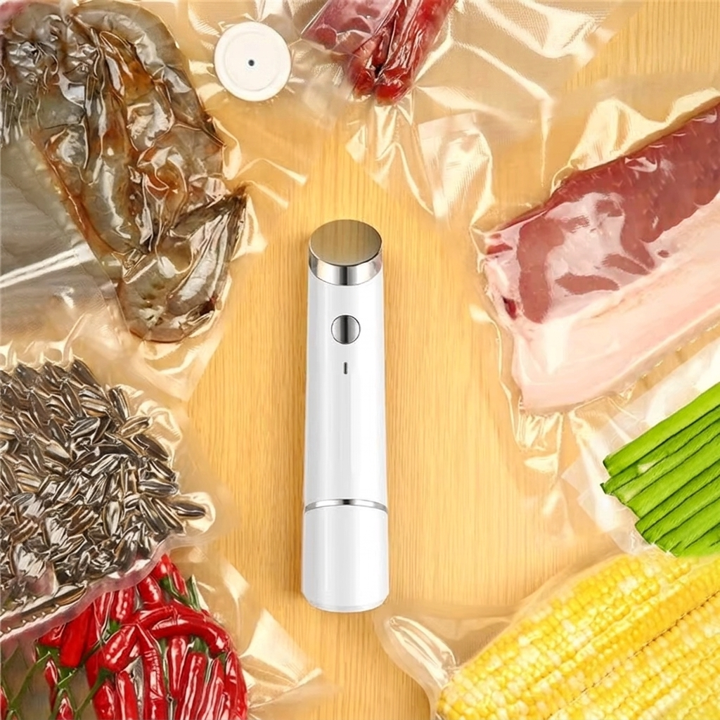 Portable Rechargeable Food Vacuum Sealer with Auto Shutoff