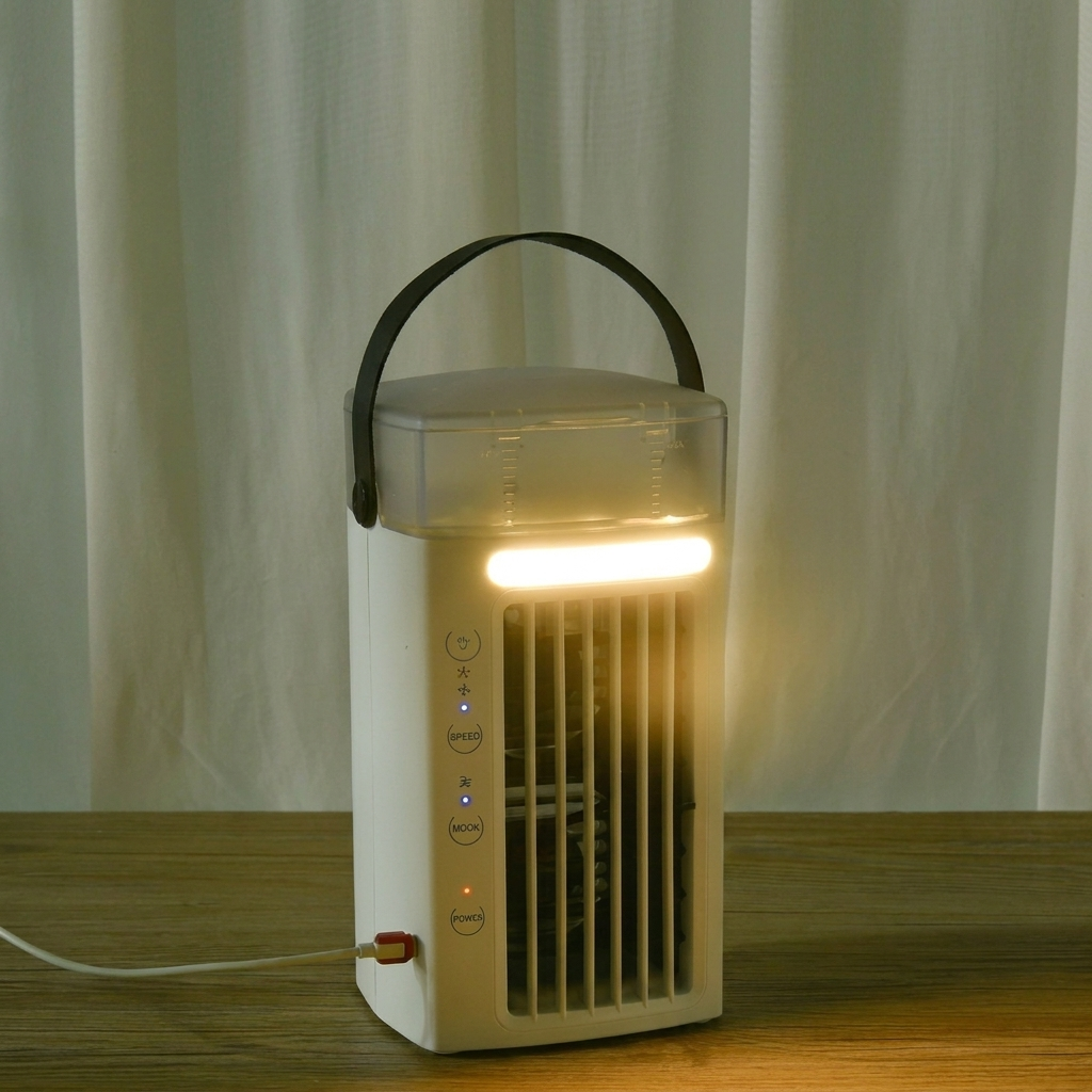 Compact Personal Air Cooler with Stylish Design