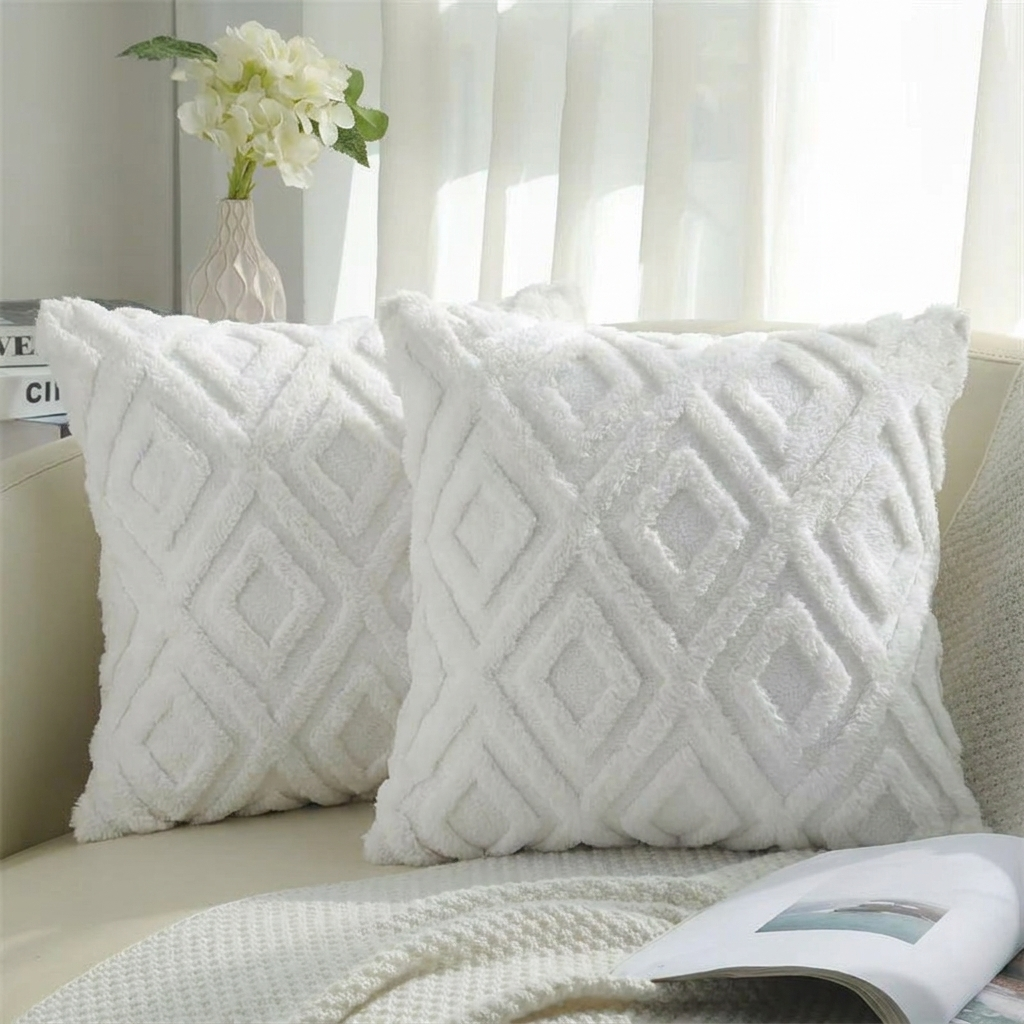 Textured Fabric Cushion Cover for Standard Cushions