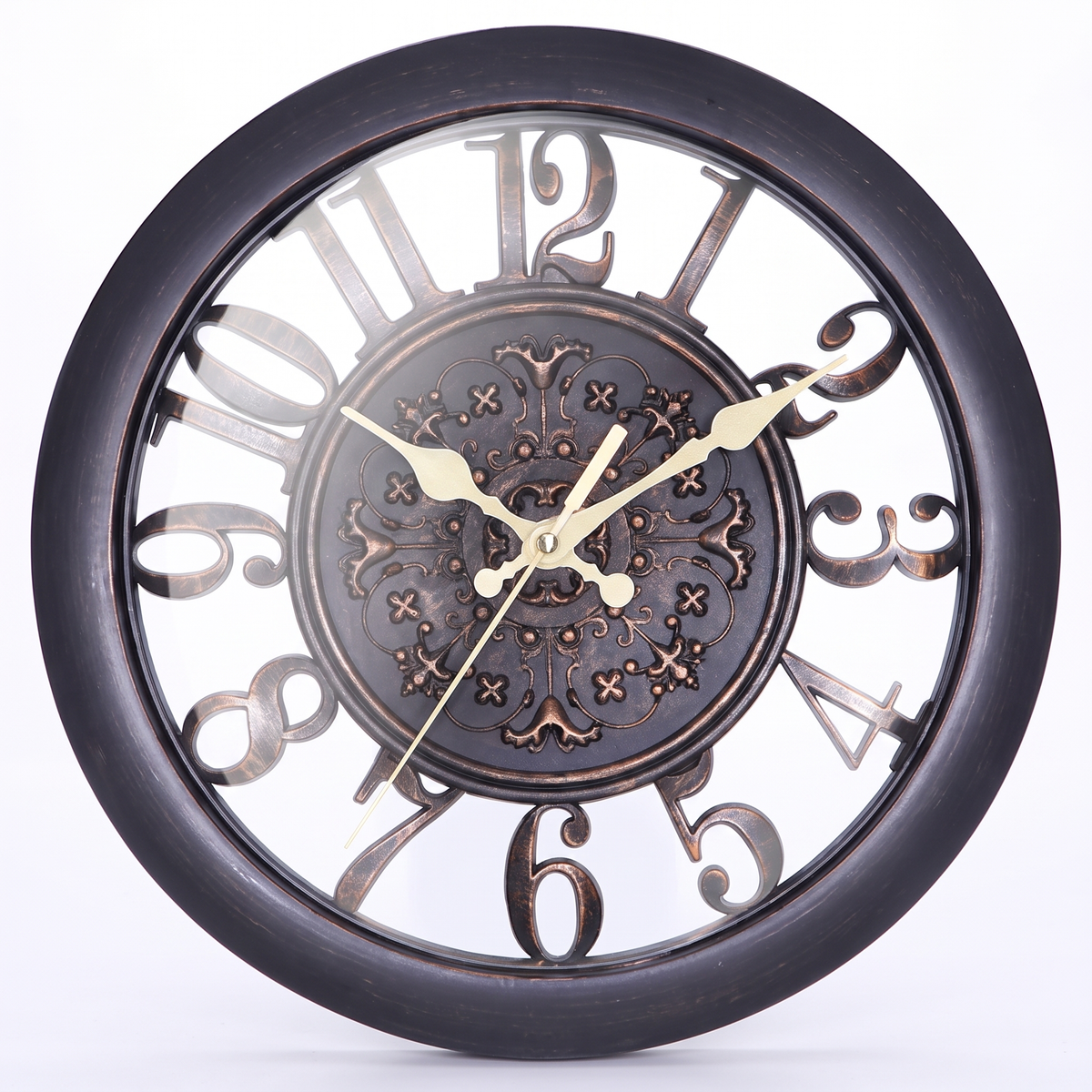 Elegant 11-Inch Indoor Wall Clock with Classic Design