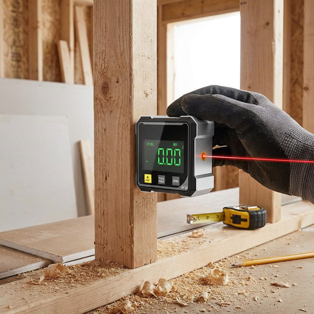 PrecisionPro Dual Laser Angle Finder – Magnetic Measurement Tool