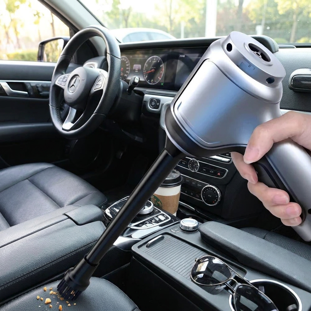 SwiftClean Cordless Handheld Vacuum – Powerful 120W Motor & Dual Modes