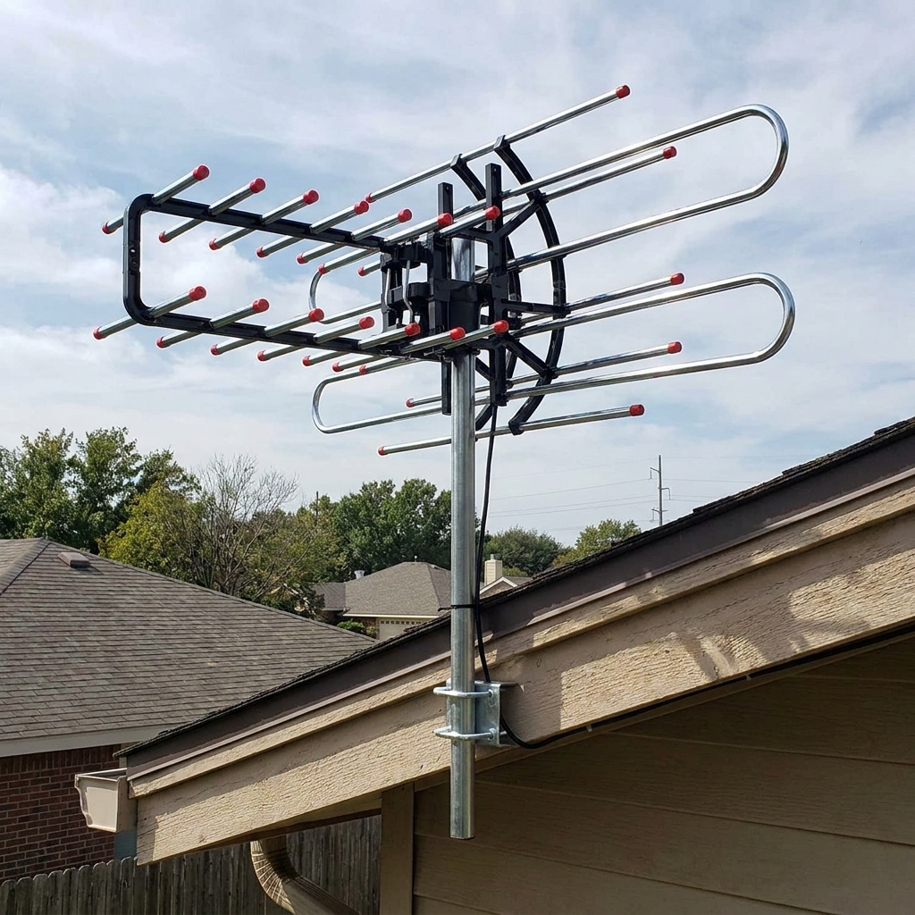 AllView Pro Outdoor TV Antenna – 360° Reception & Dual Outputs