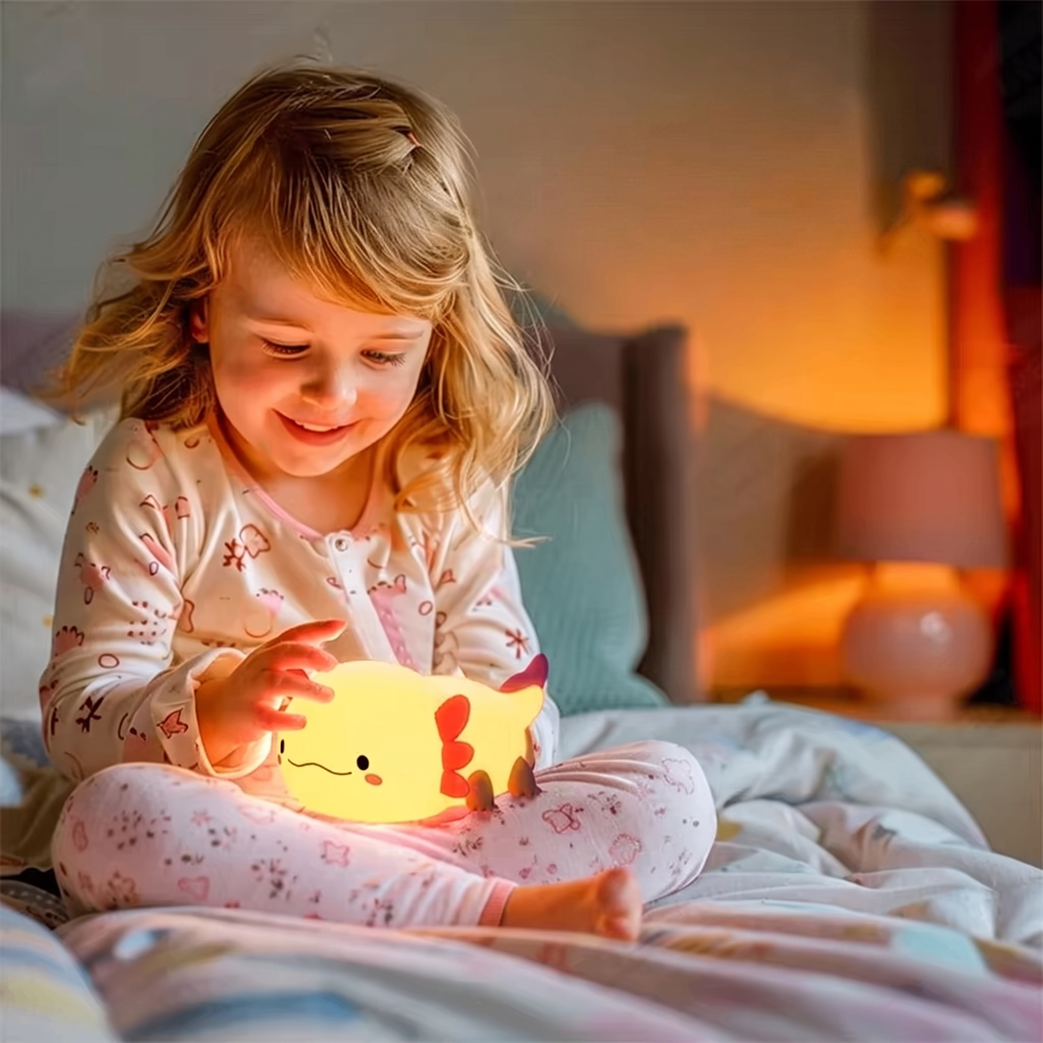 Charming Animal-Shaped LED Night Light with Touch Control