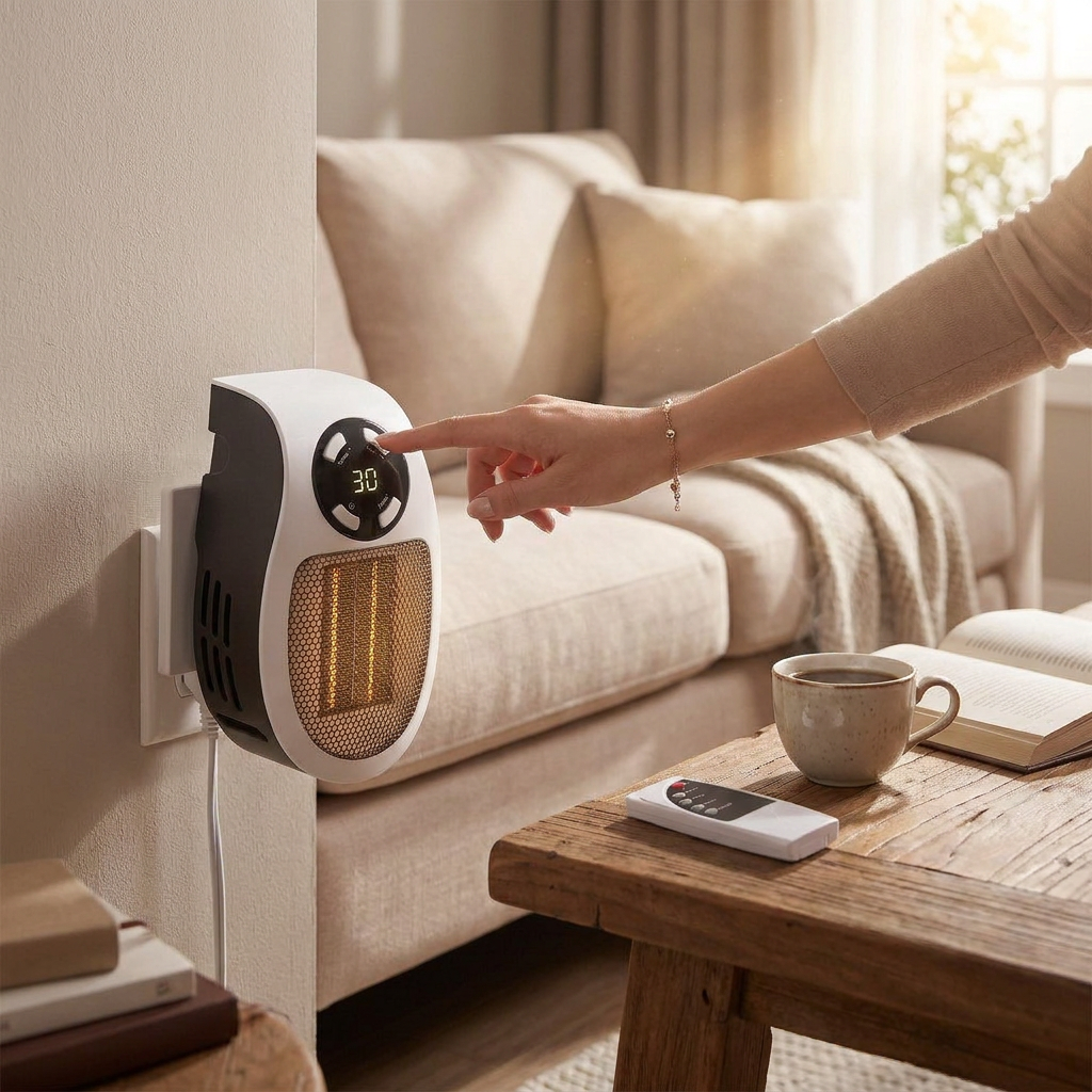 CozyNest Electric Space Heater – Safe & Portable Indoor Heating