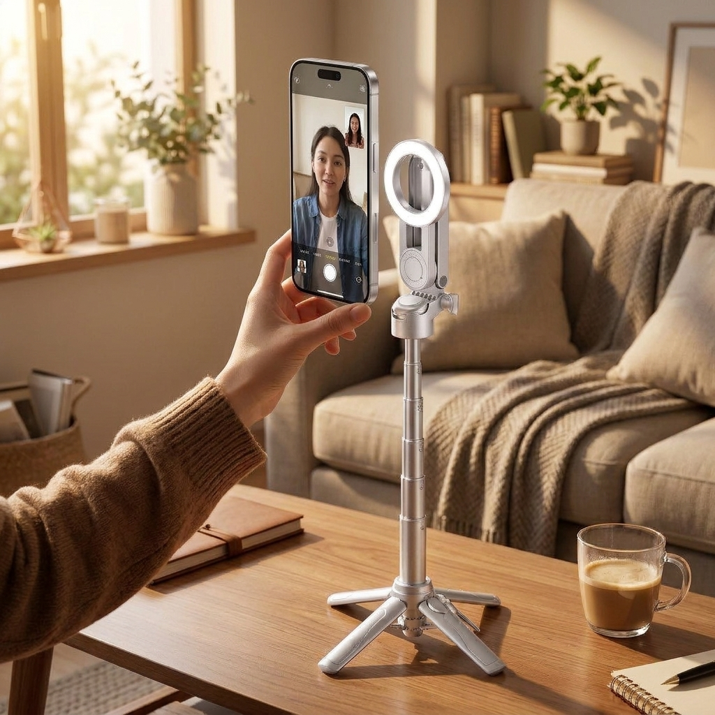 MagniSnap Selfie Tripod with Wireless Remote – Versatile Phone Mount