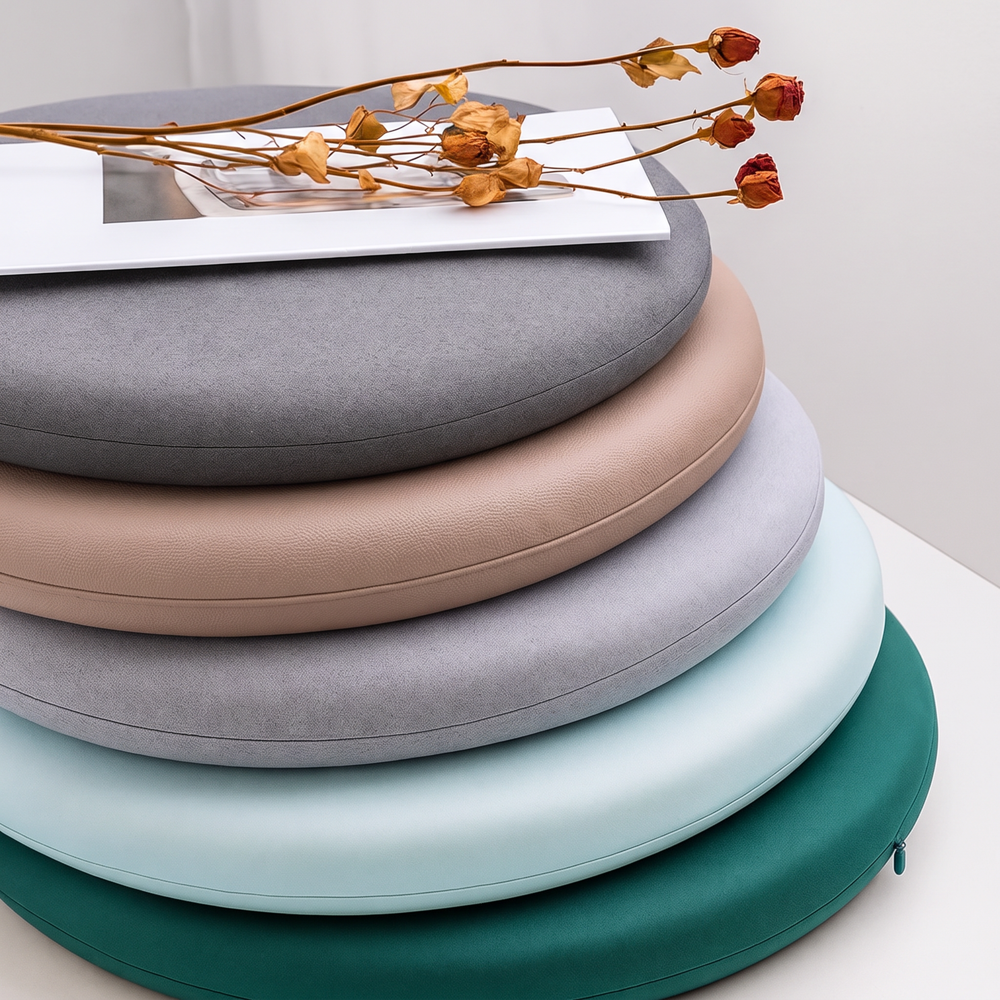 ErgoComfort Memory Foam Seat Cushion with Washable Cover