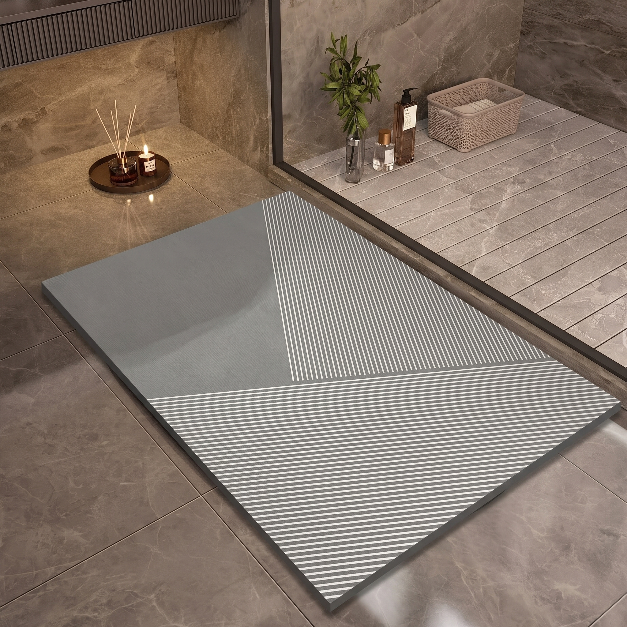 Quick-Dry Non-Slip Bath Mat for Ultimate Comfort