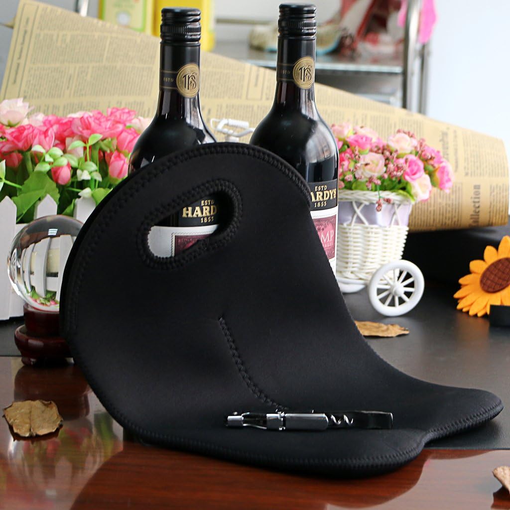 Double-Bottle Wine Carrier with Insulation – Buy One, Get One Free