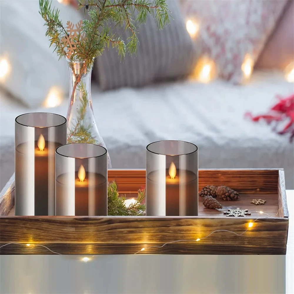 Elegant Remote-Controlled LED Candles for Ambiance