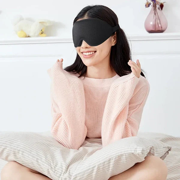 3D Comfort Sleep Mask Crafted from Soft Memory Foam