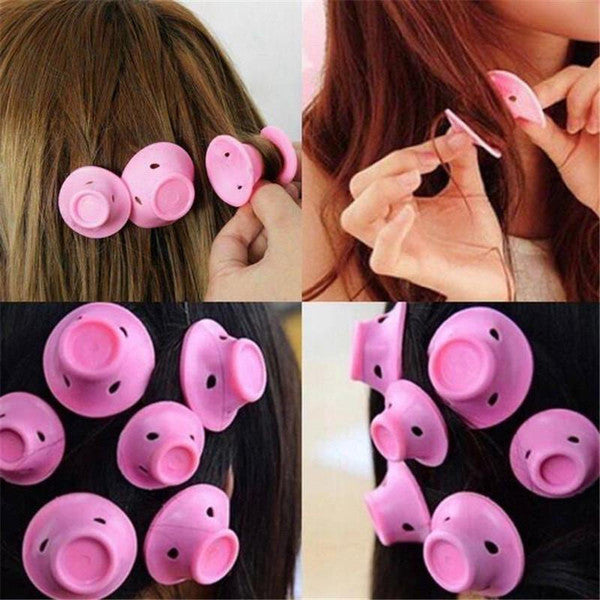 Flexible Silicone Curling Rods (Set of 10)