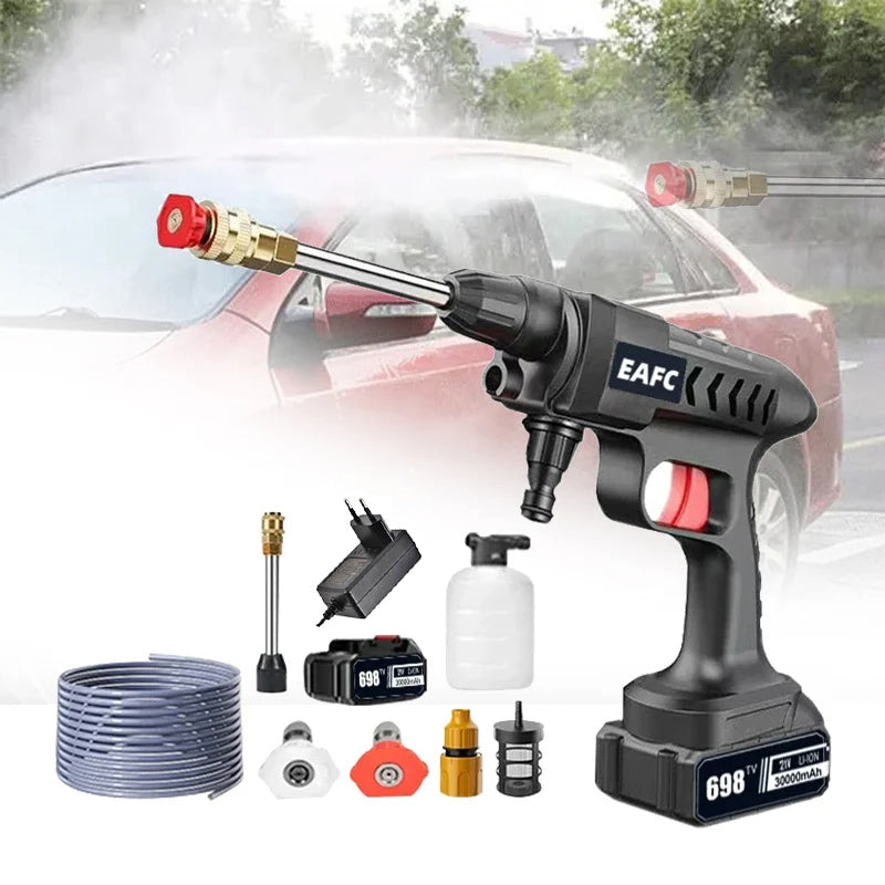 Portable High-Pressure Cleaning Gun for Effortless Car Care