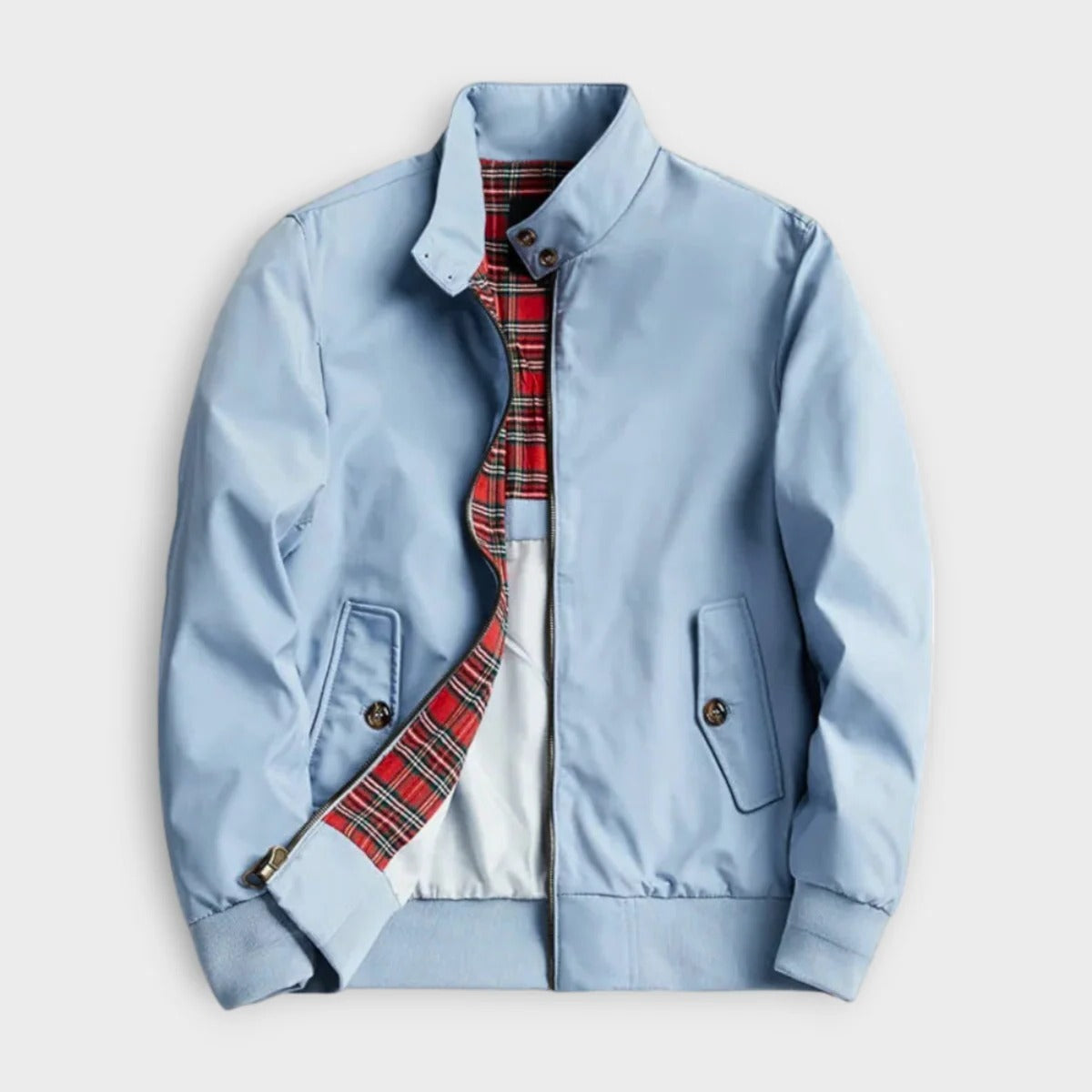 Men's Versatile Weather-Resistant Jacket with Zipper