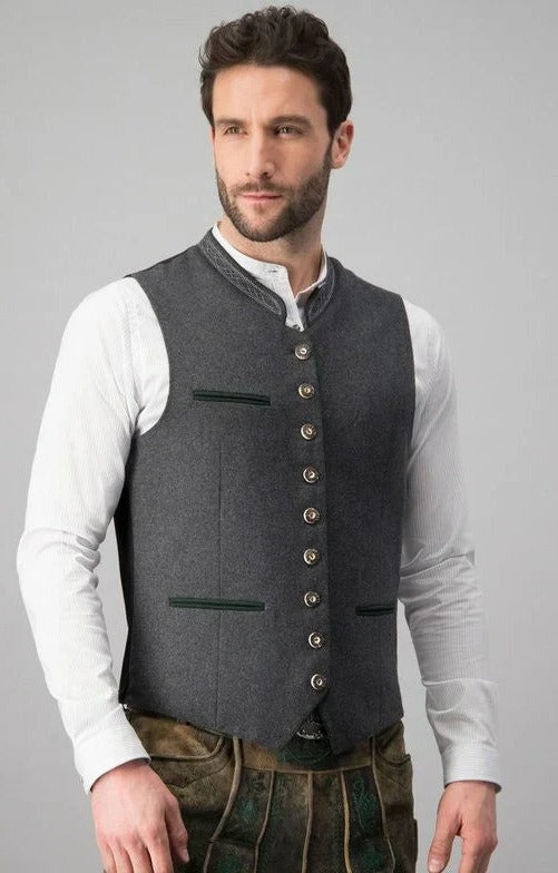 Sophisticated Gray Vest for Men - Timeless Style