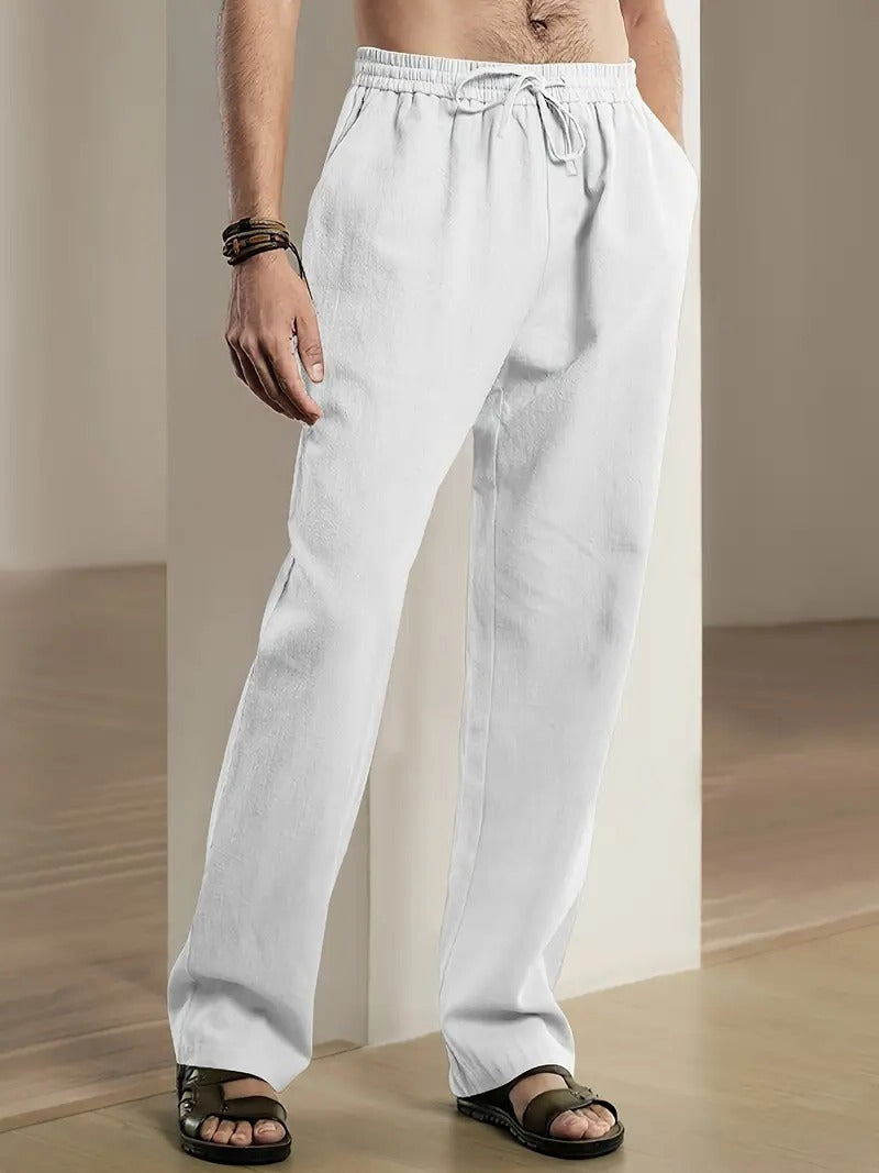 Chic Lightweight Linen Trousers for Men