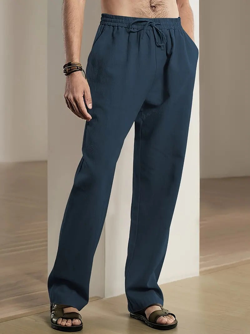 Chic Lightweight Linen Trousers for Men