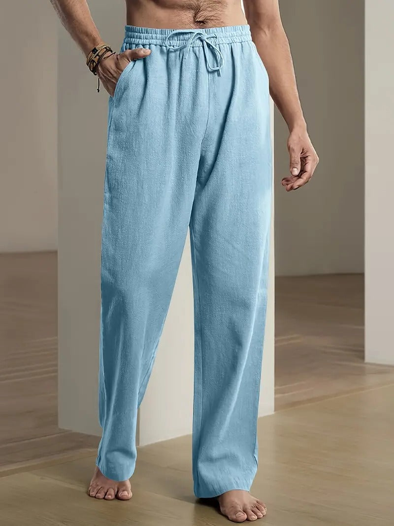 Chic Lightweight Linen Trousers for Men
