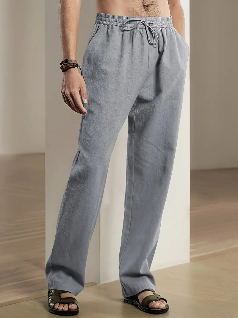 Chic Lightweight Linen Trousers for Men