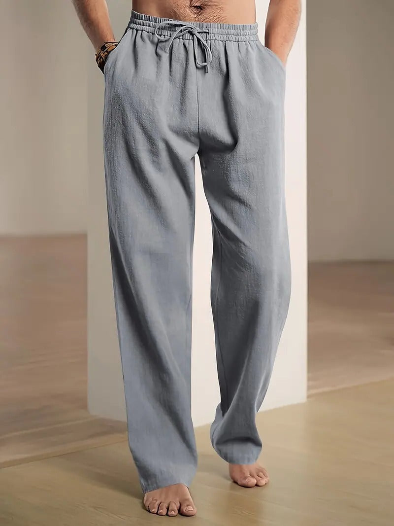 Chic Lightweight Linen Trousers for Men