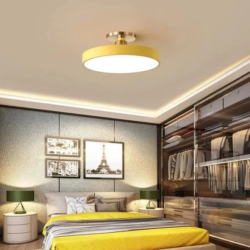 Sleek LED Flush-Mount Ceiling Lamp for Any Room
