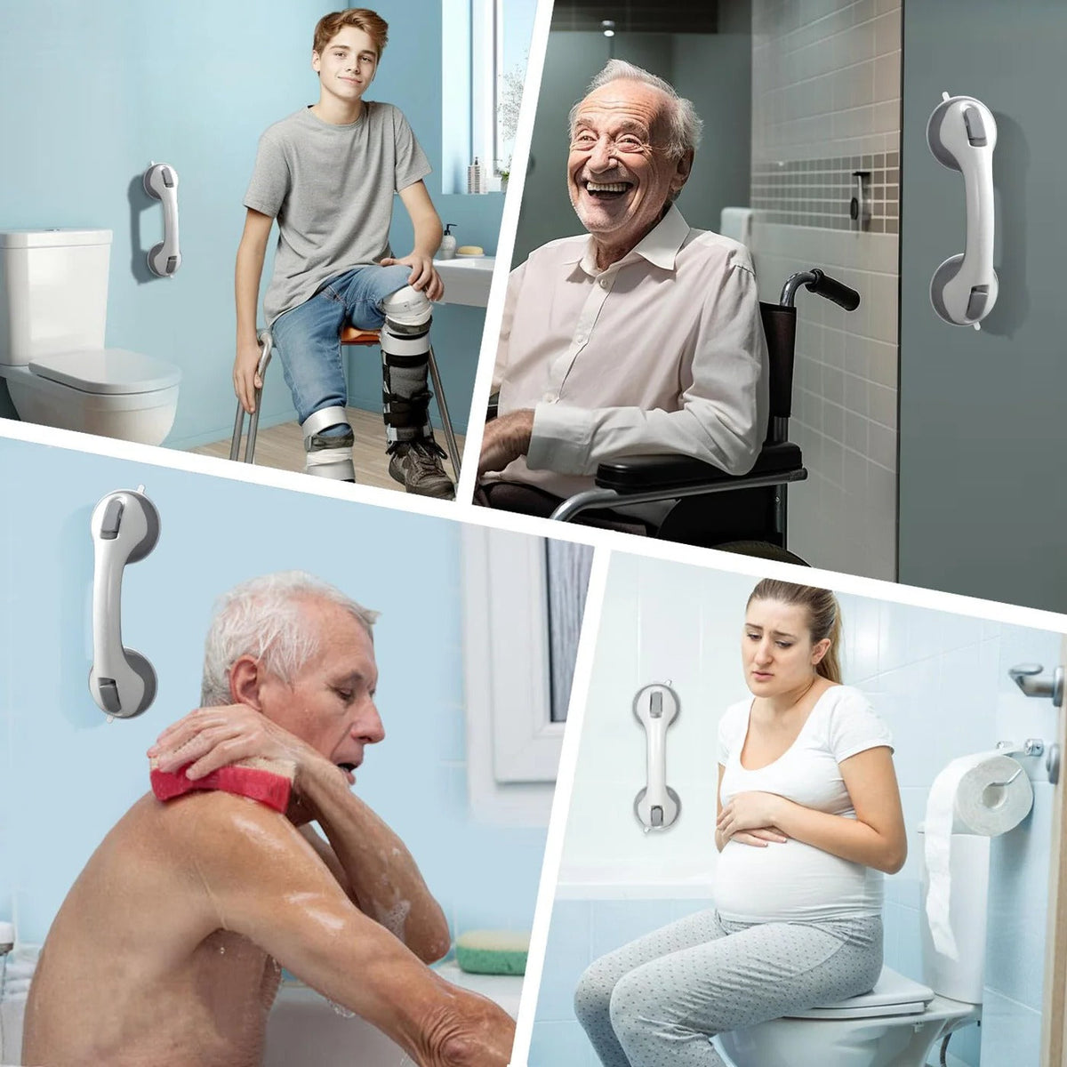 Secure Suction Safety Bar for Bathtubs and Showers