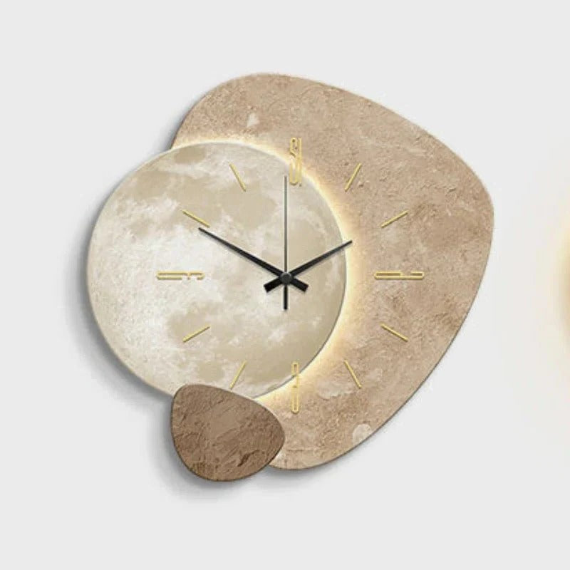 Sleek Silent Round Clock for Modern Spaces